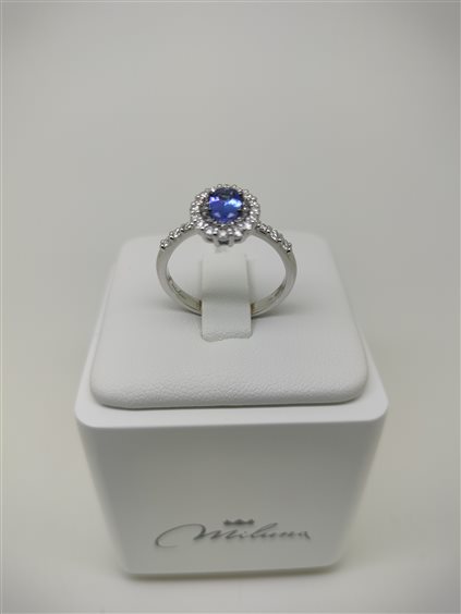 Anello Miluna Donna in Oro Tanzanite 0.54 Ct LID4061 - LID4061